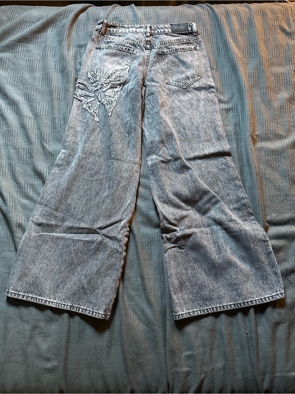 RSQ Butterfly Rave Baggy Jeans